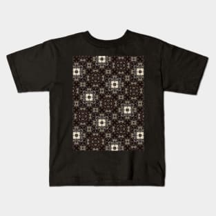 Black and White Square Dot Pattern - WelshDesignsTP002 Kids T-Shirt